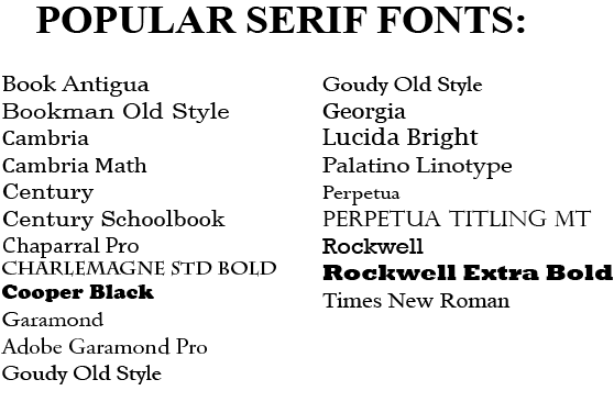 Common Serif font preview image #1