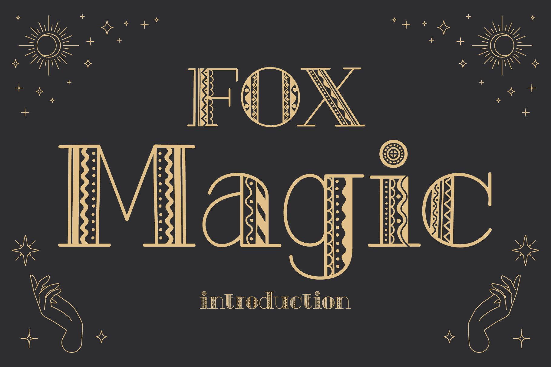 Fox Magic font preview image #1