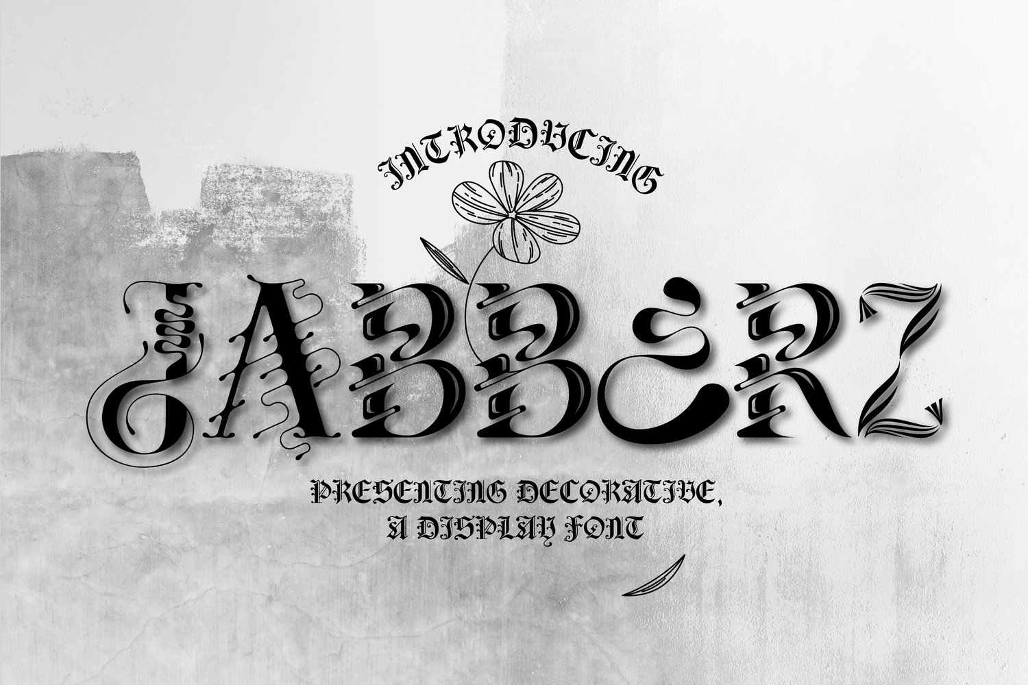 Jabberz Display font preview image #1