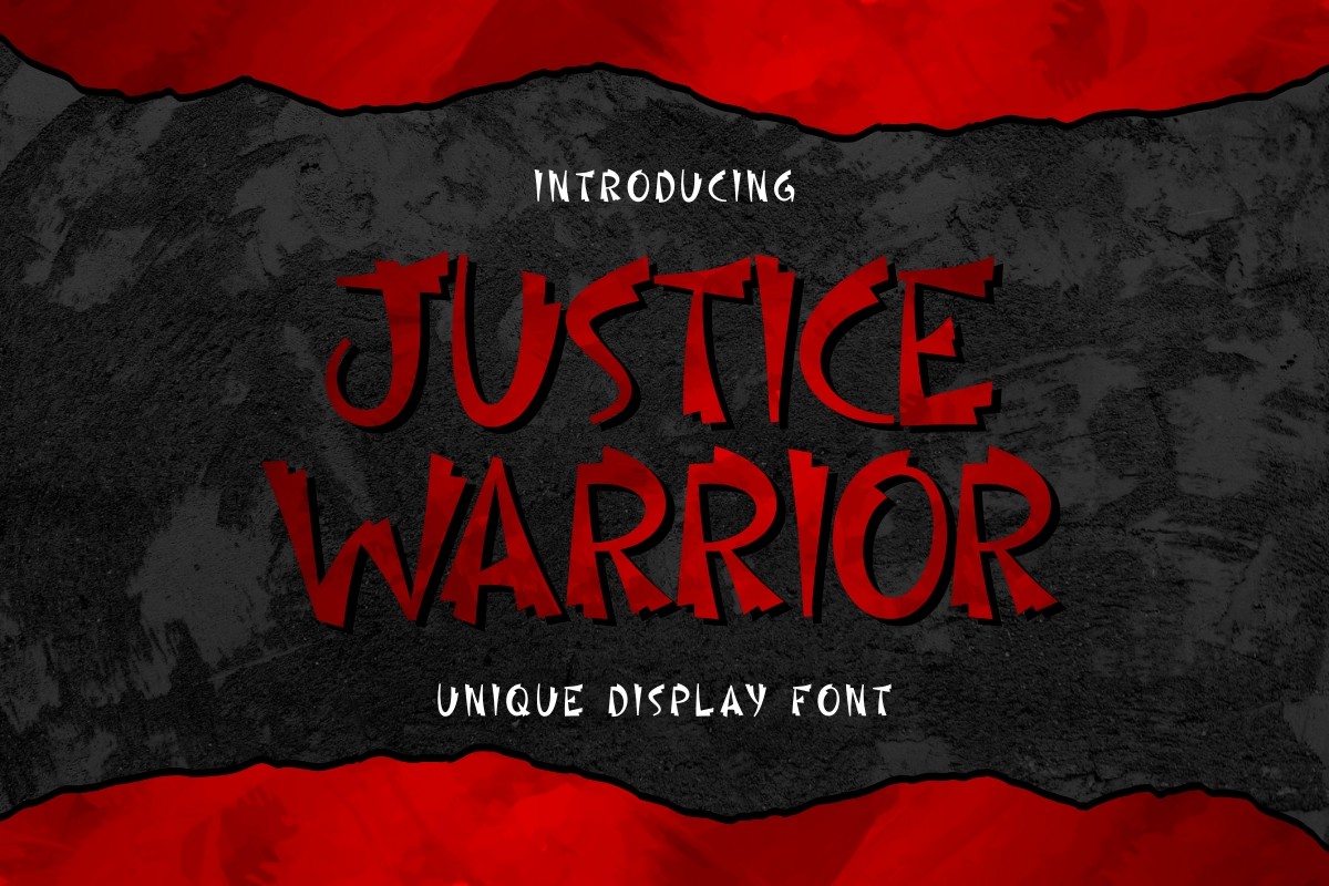 Justice Warrior Font