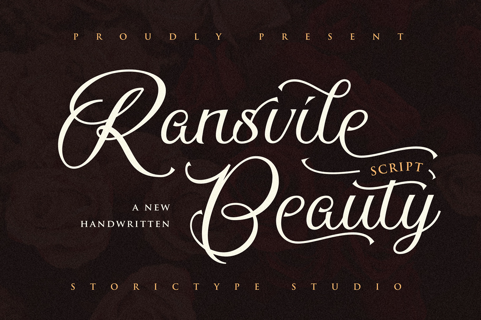 Ransvile Beauty Script font preview image #1