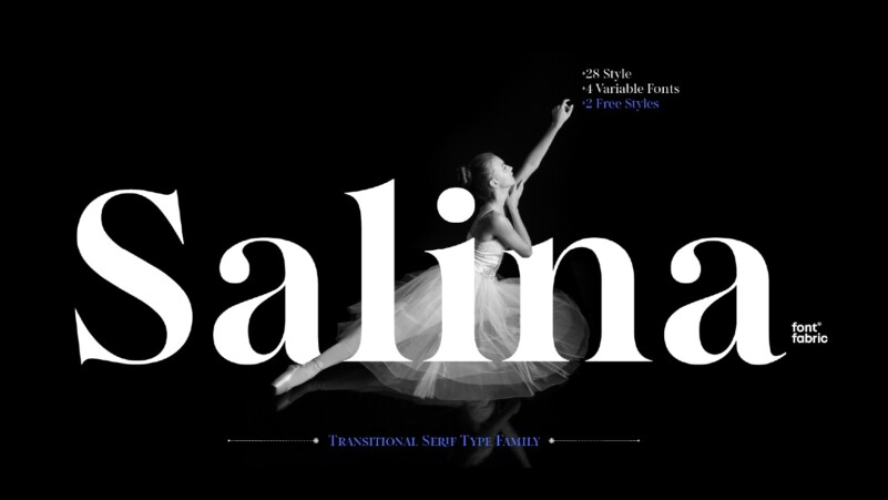 Salina Trial font preview image #1