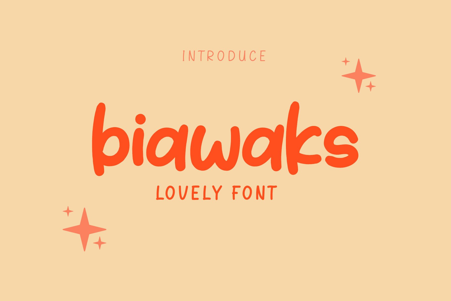 Biawaks font preview image #1