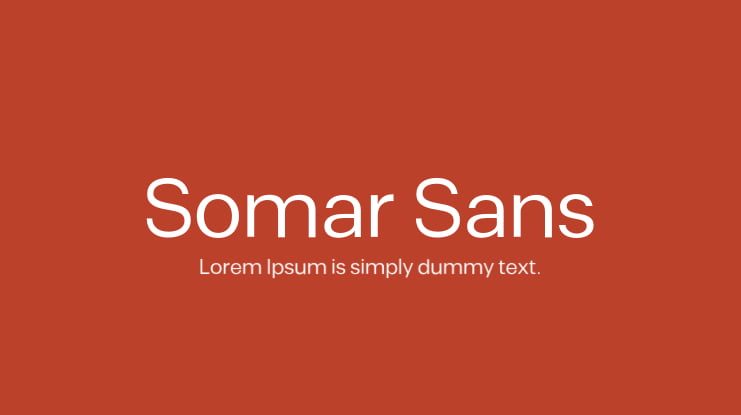 Somar Sans Font