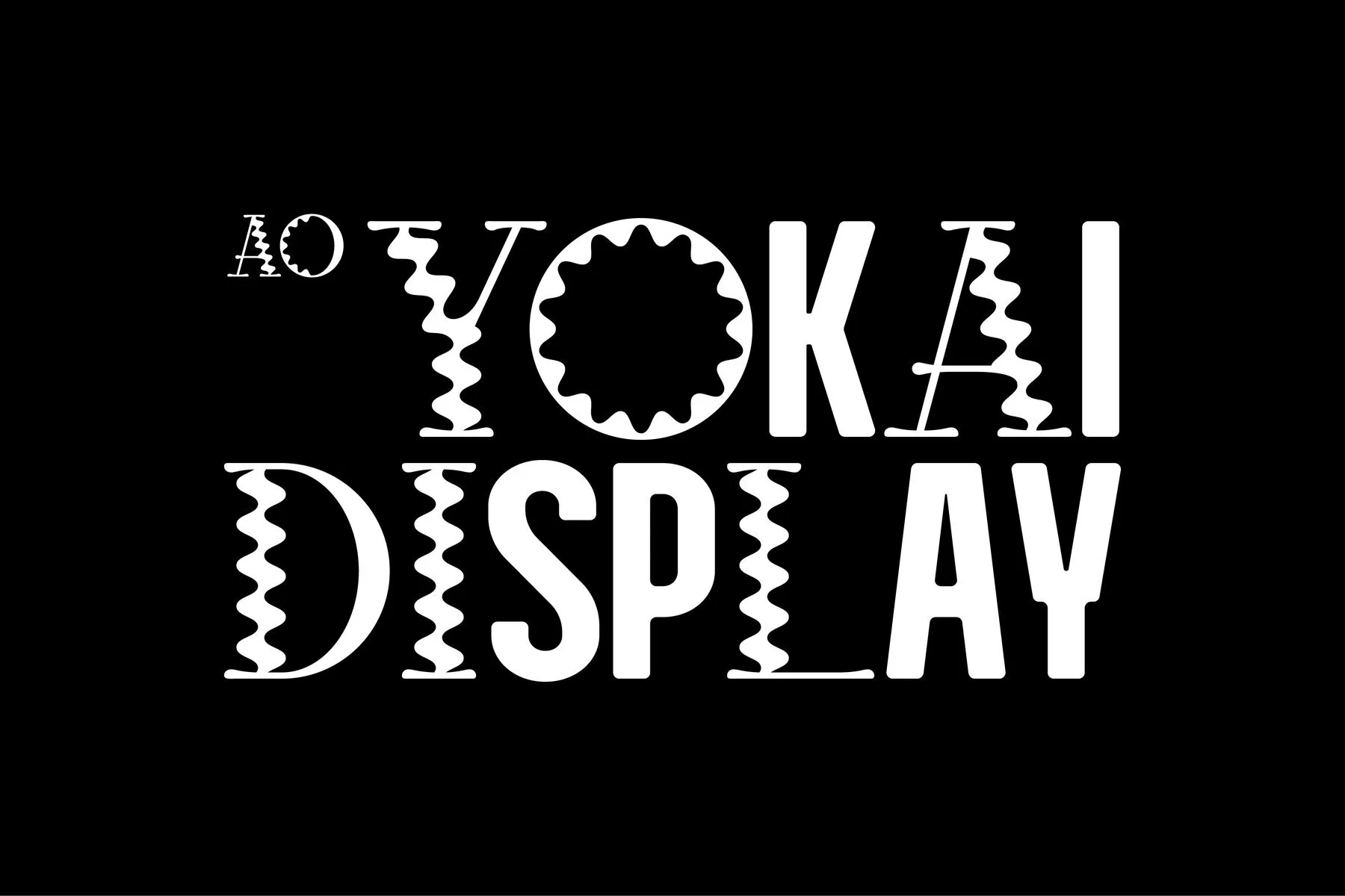 AOYokai font preview image #1