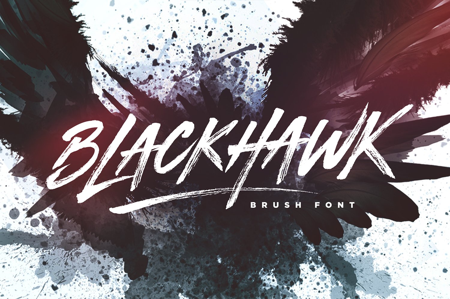 Black Hawk font preview image #1