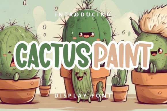 Cactus Paint Font