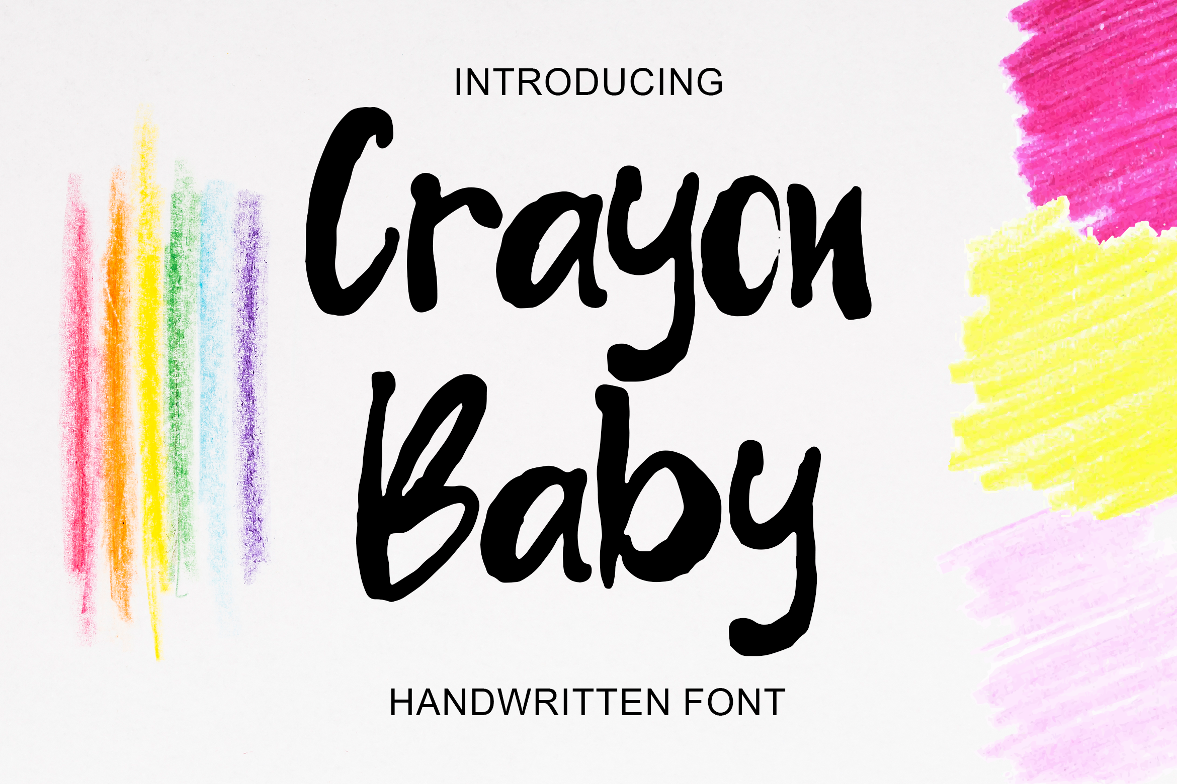Crayon Baby font preview image #1