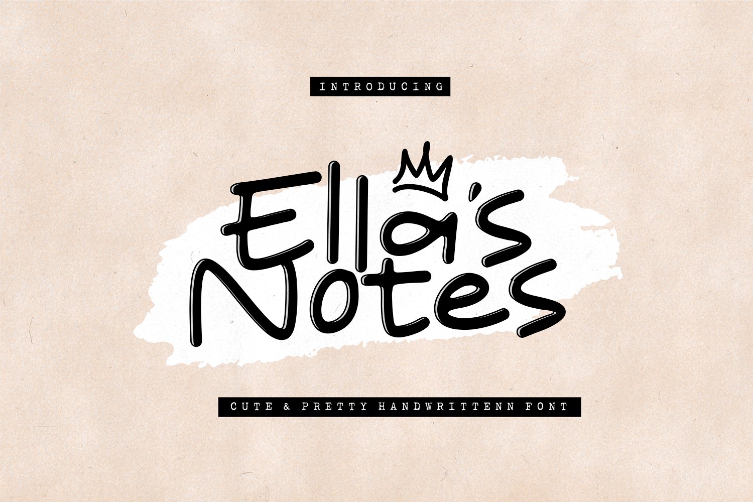 Ellas Notes font preview image #1