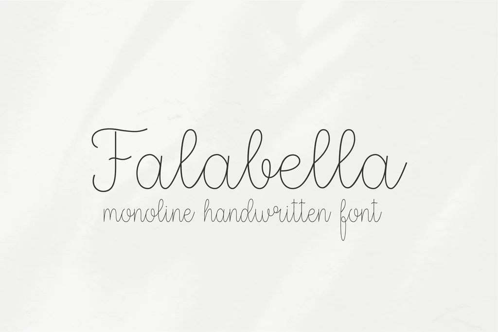 Falabella font preview image #1
