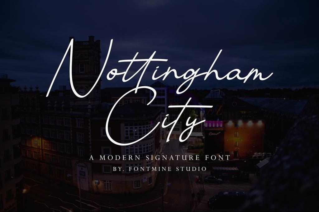 Nottingham City Font