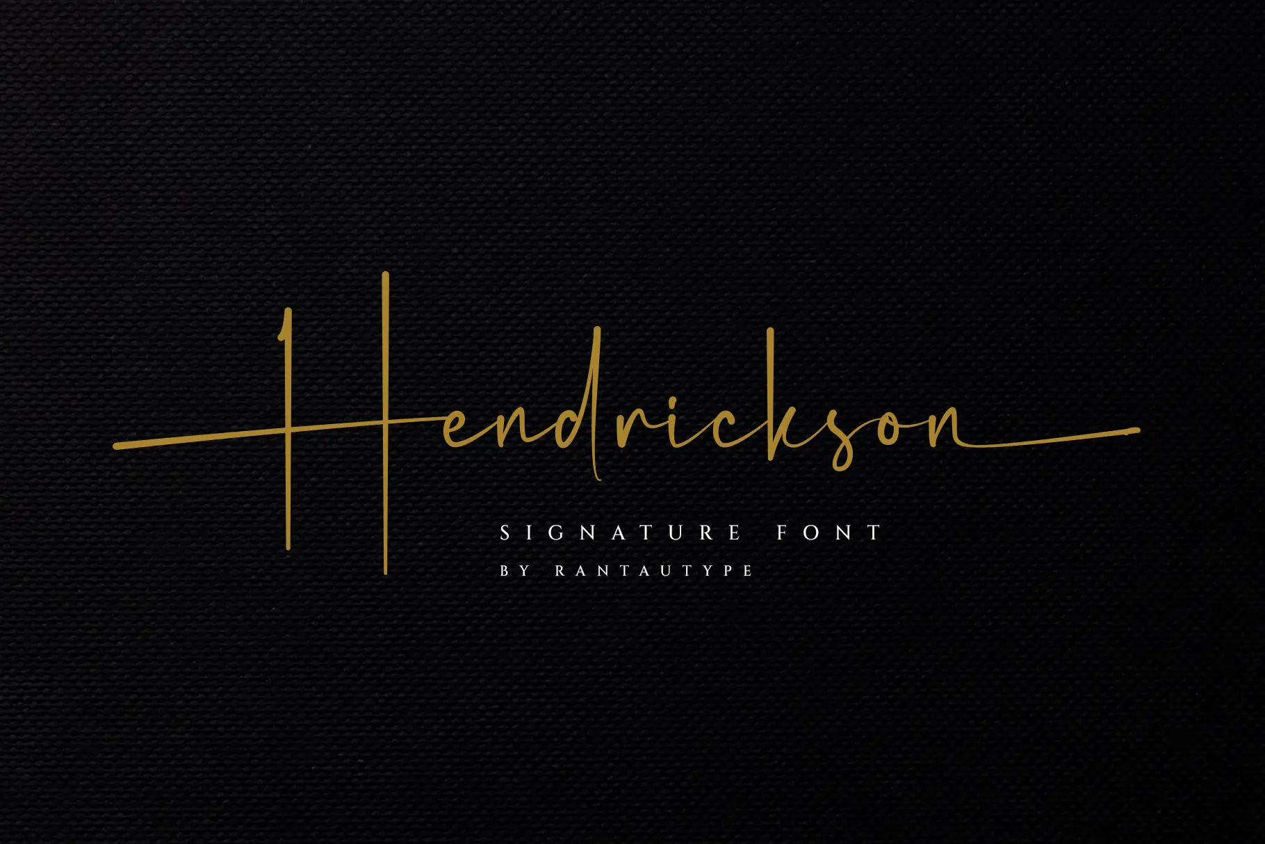 Hendrickson font preview image #1
