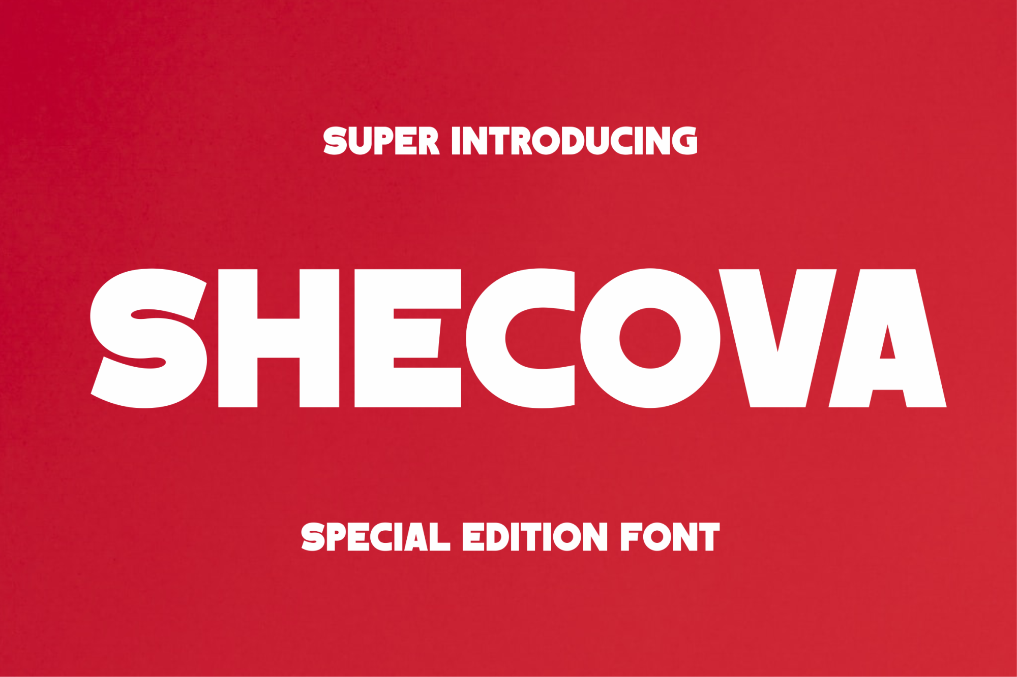 SHECOVA font preview image #1