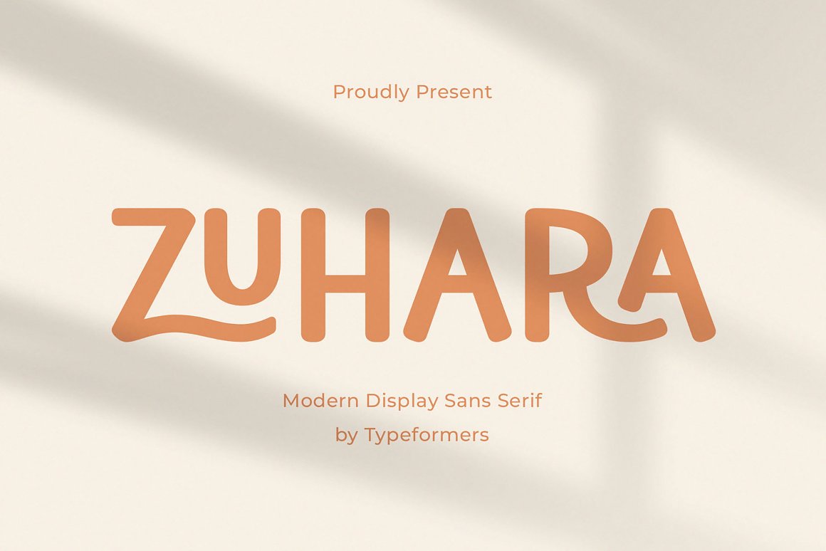 ZUHARA font preview image #1