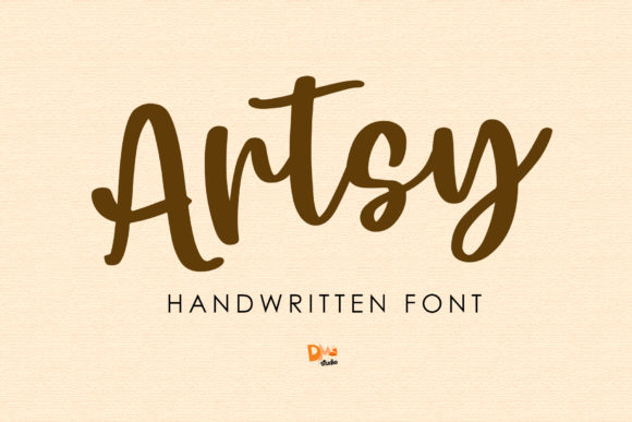 Artsy font preview image #1