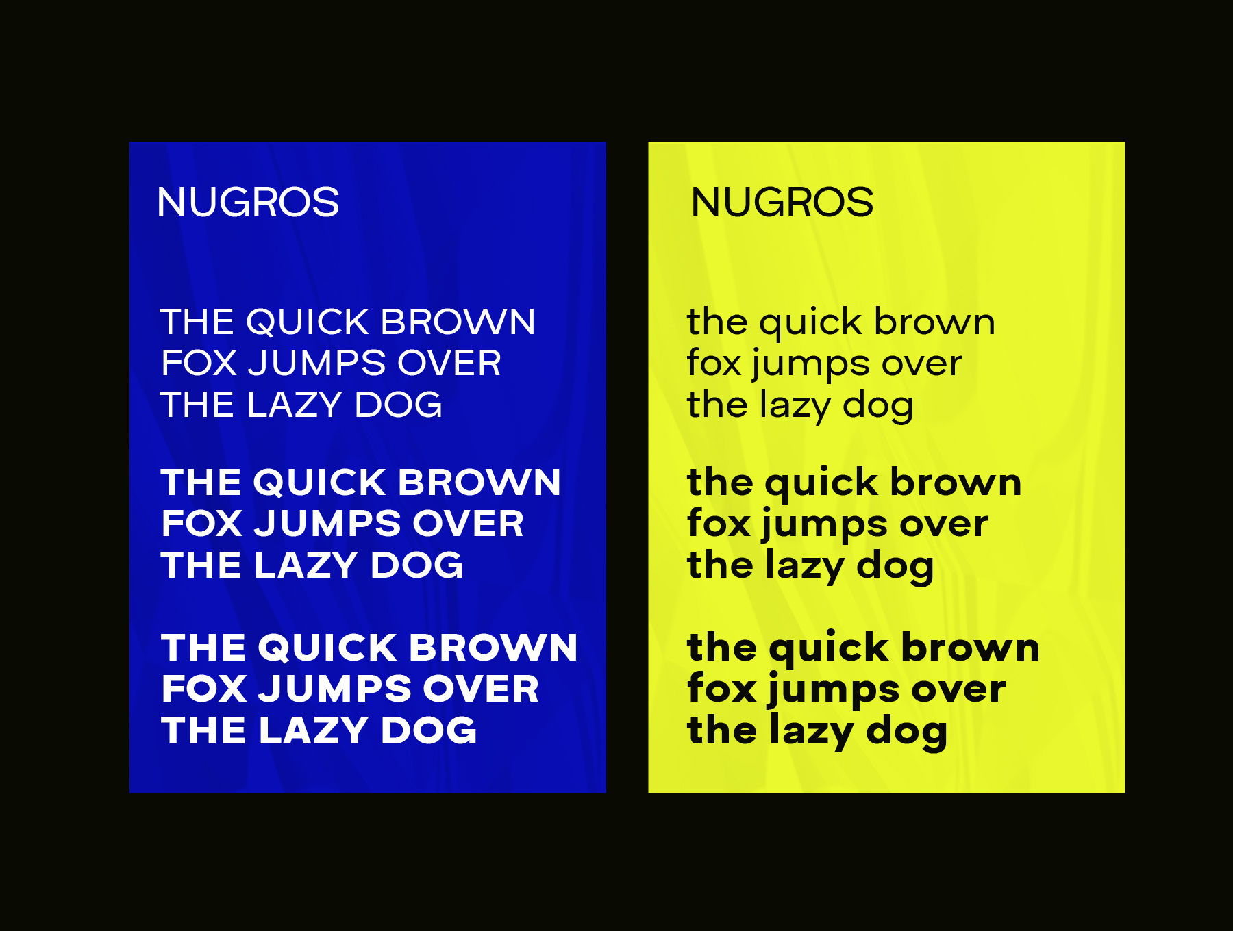 Nugros font preview image #3