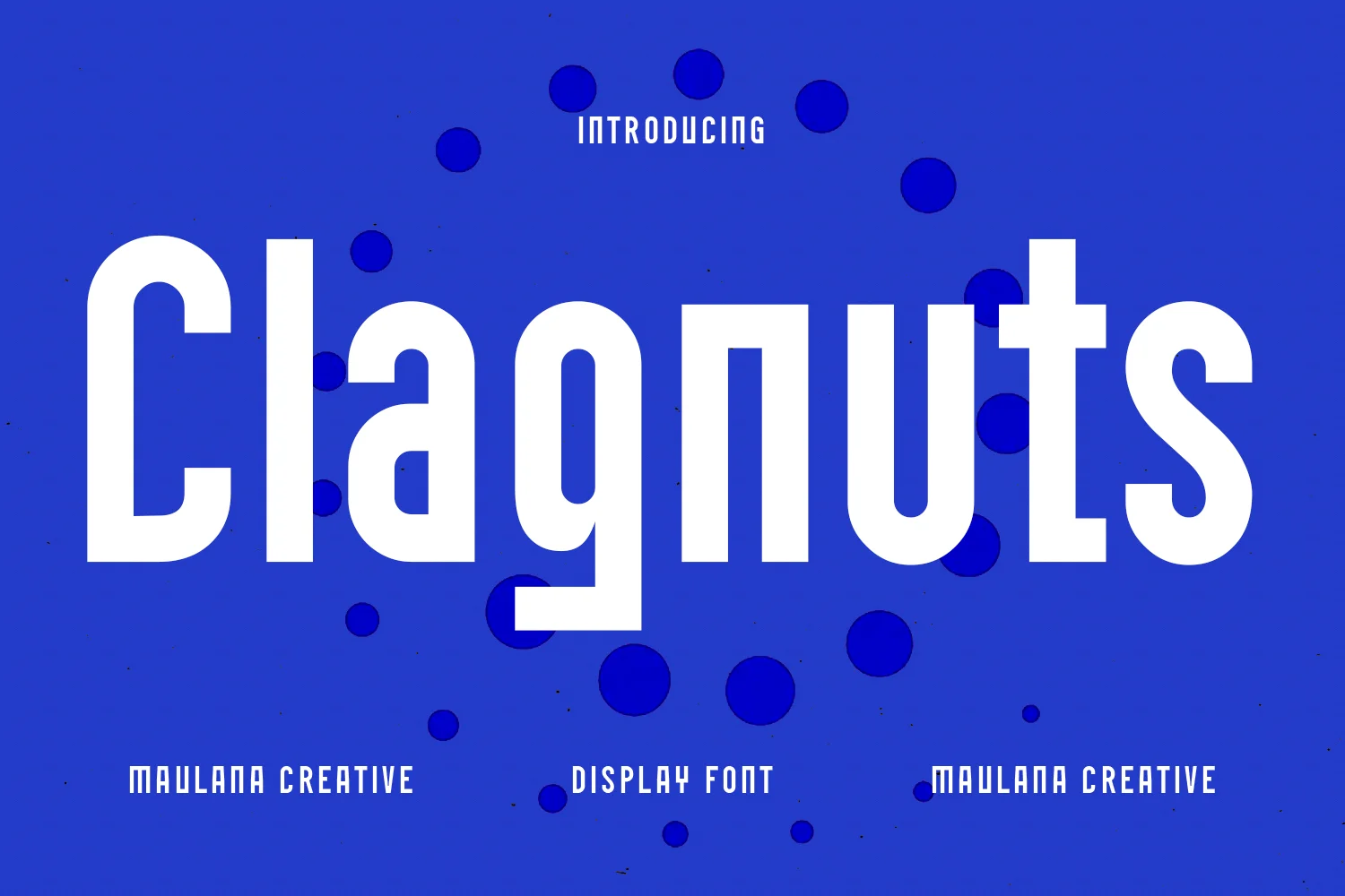 Clagnuts font preview image #5