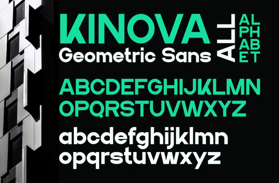 KINOVA font preview image #4