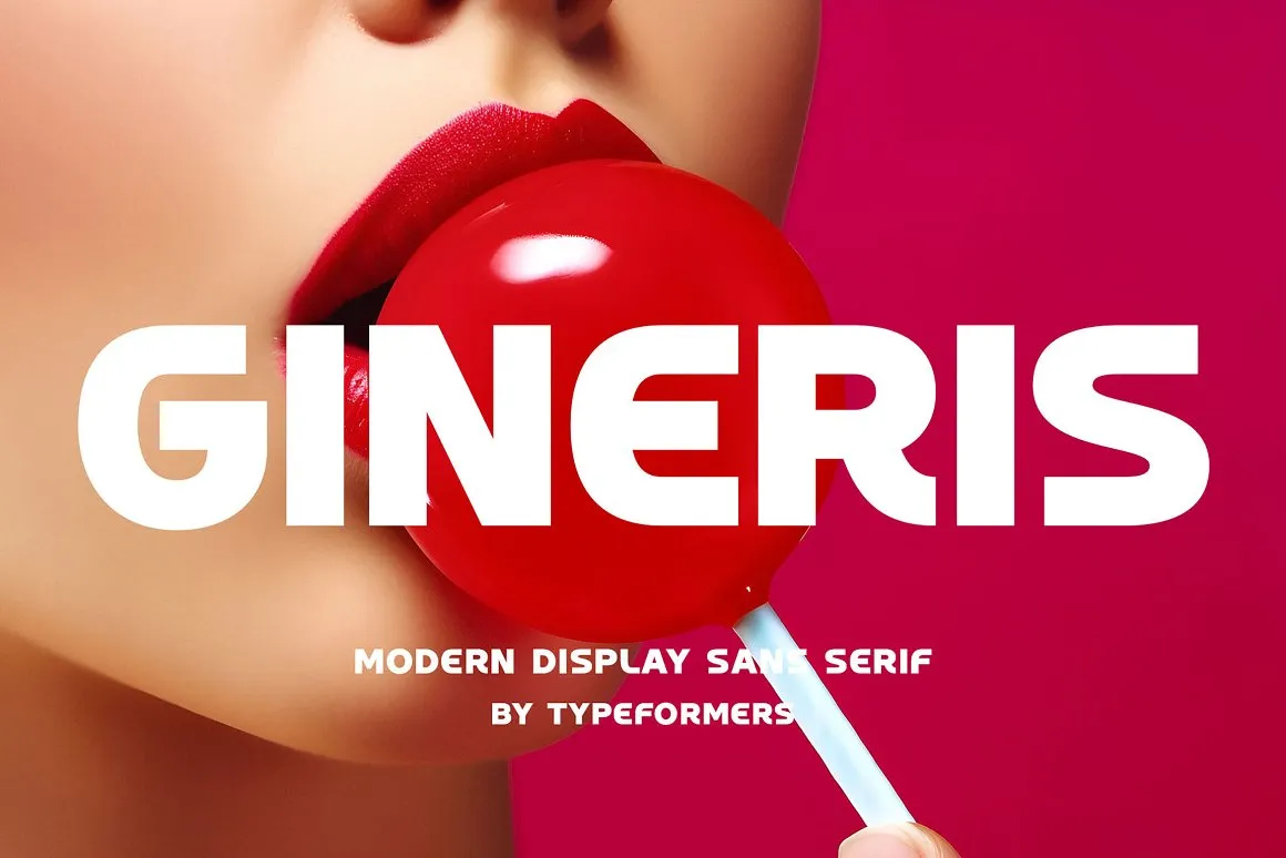 Gineris font preview image #3