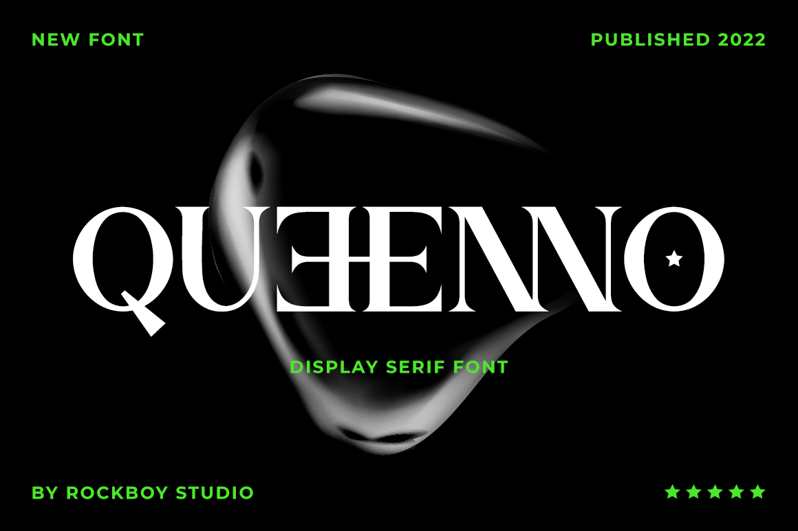 Queenno font preview image #1