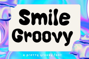 Smile Groovy font preview image #1