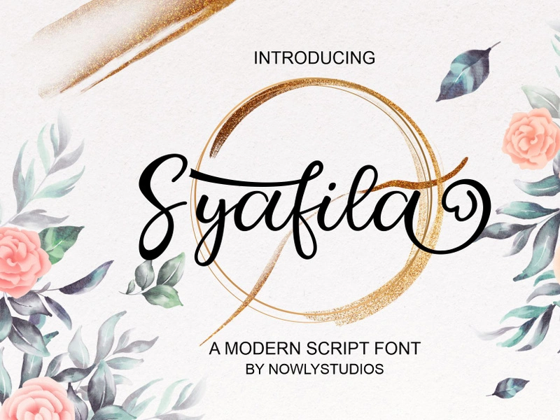 Syafila font preview image #5