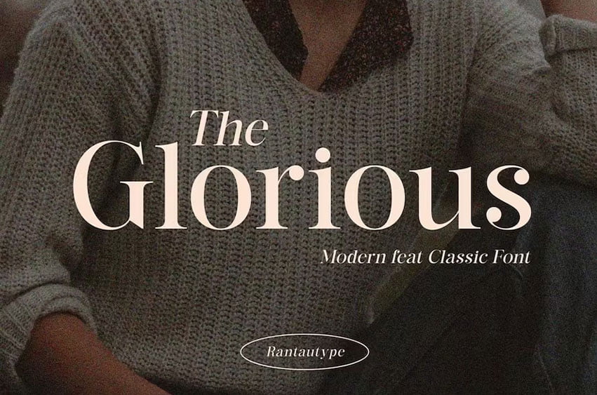 The Glorious font preview image #1