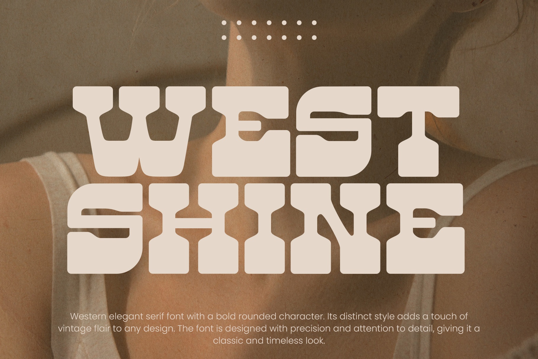 West Shine font preview image #5