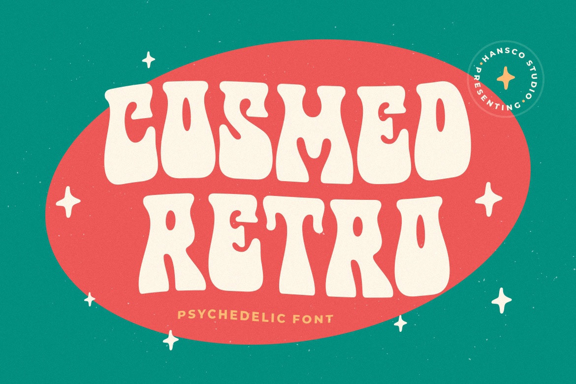 Cosmed Retro font preview image #5