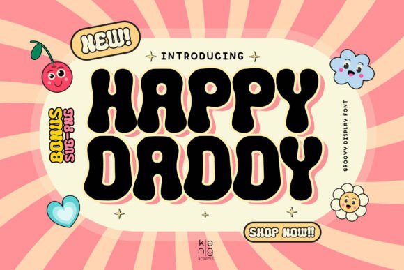 Happy Daddy font preview image #1