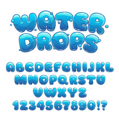 Water font preview image #1