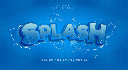 Water font preview image #4