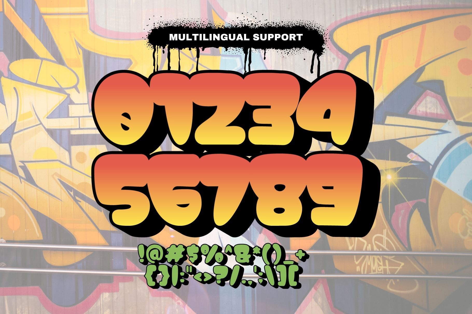 Absolute Graffiti font preview image #3