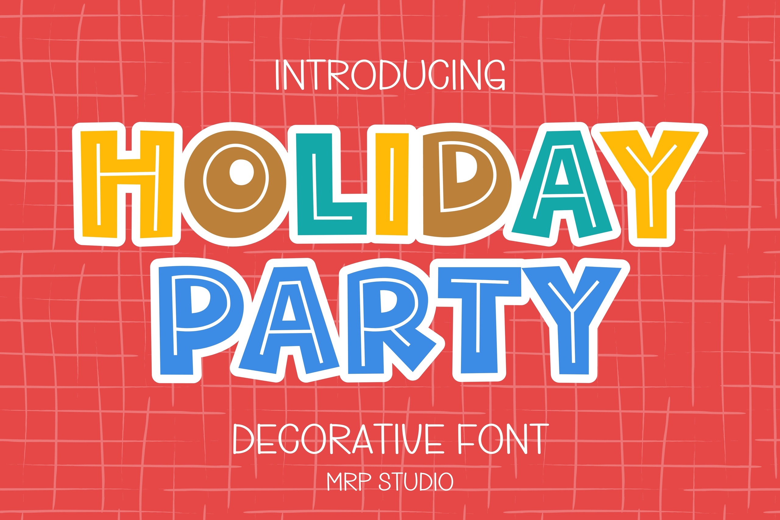 Holiday Party font preview image #2