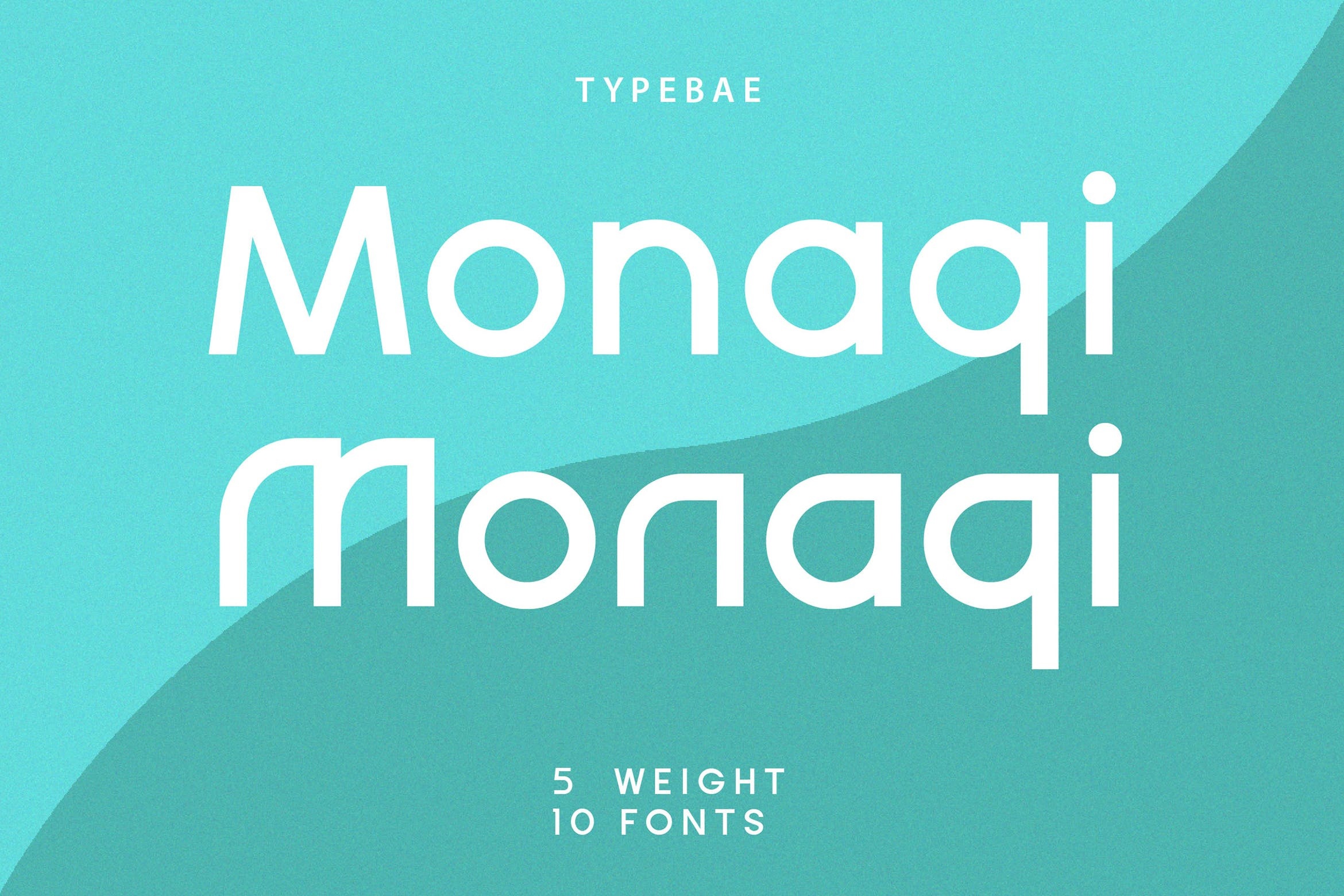 Monaqi font preview image #2