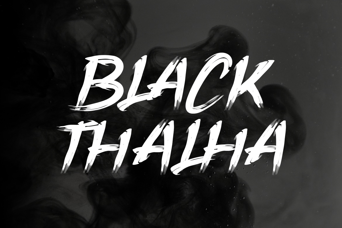 Black Thalha font preview image #2