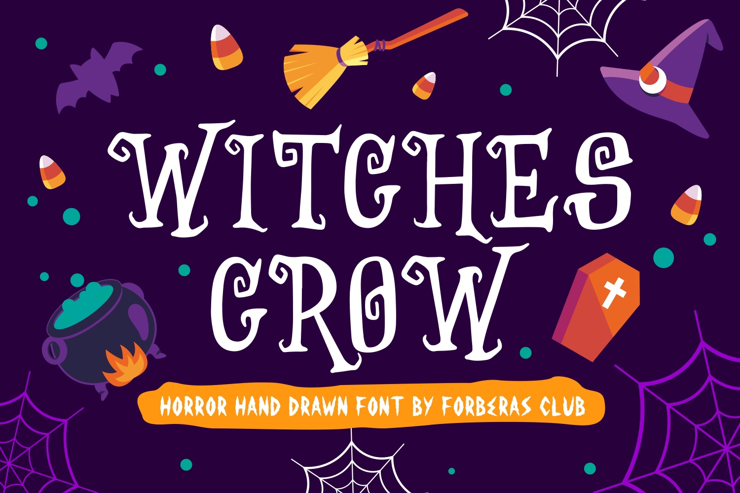 Witches Crow font preview image #2