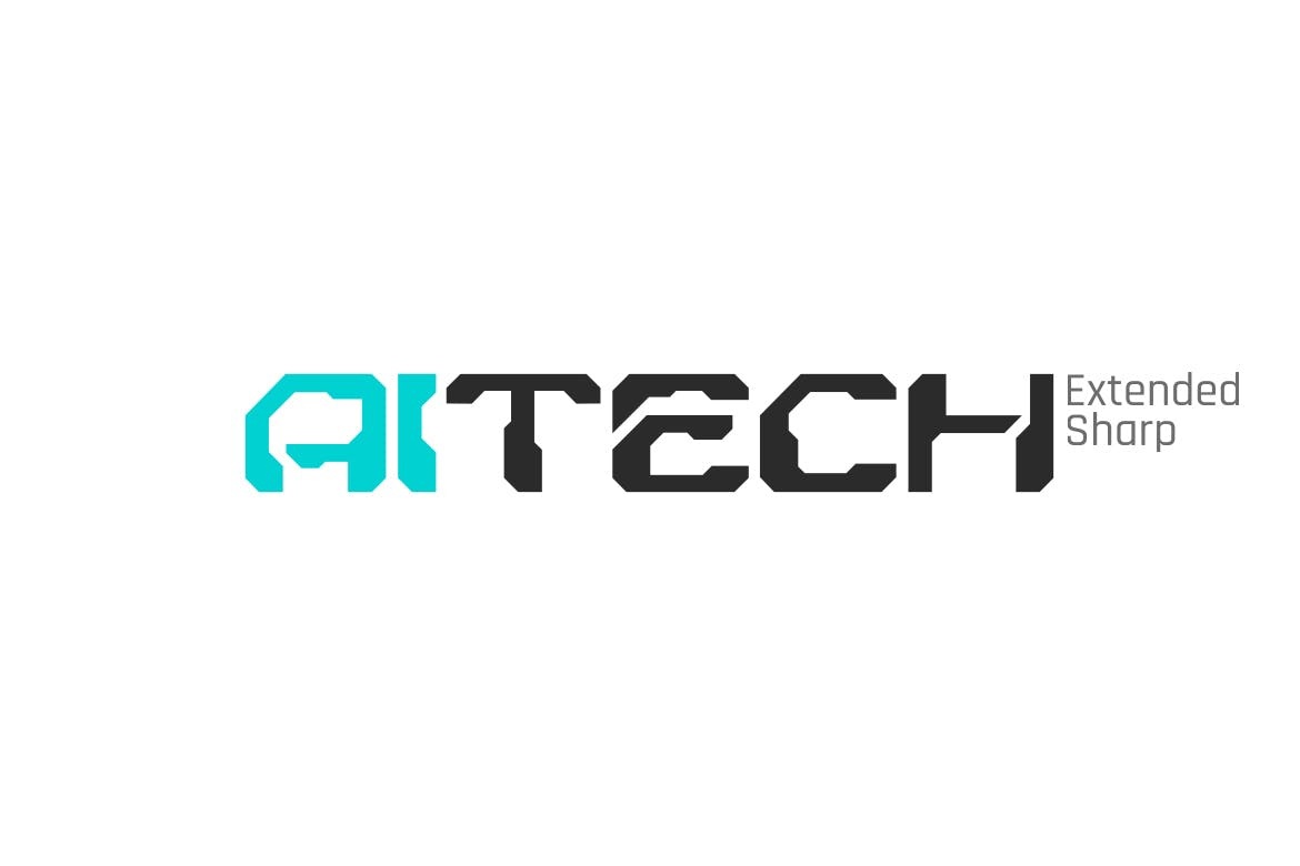 AiTech Sharp Extended Font