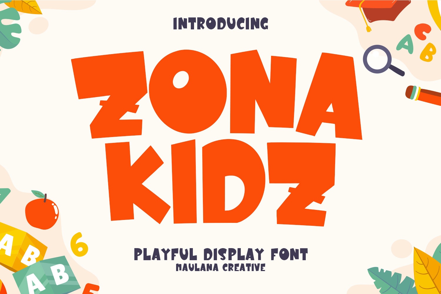 Zona Kidz font preview image #5