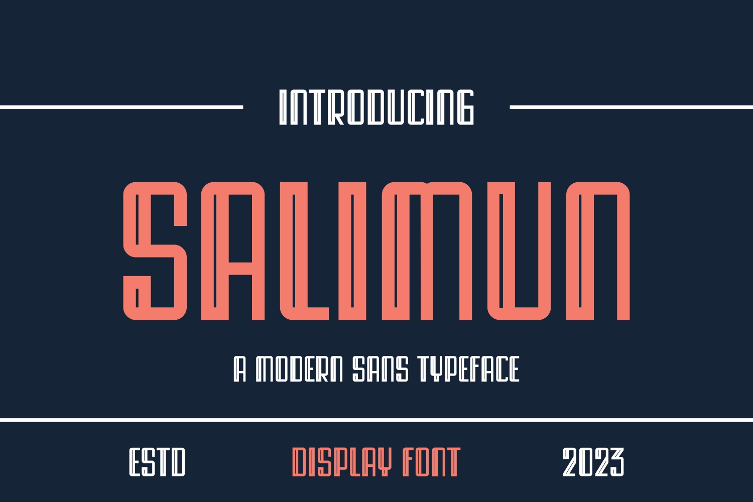 Salimun font preview image #2