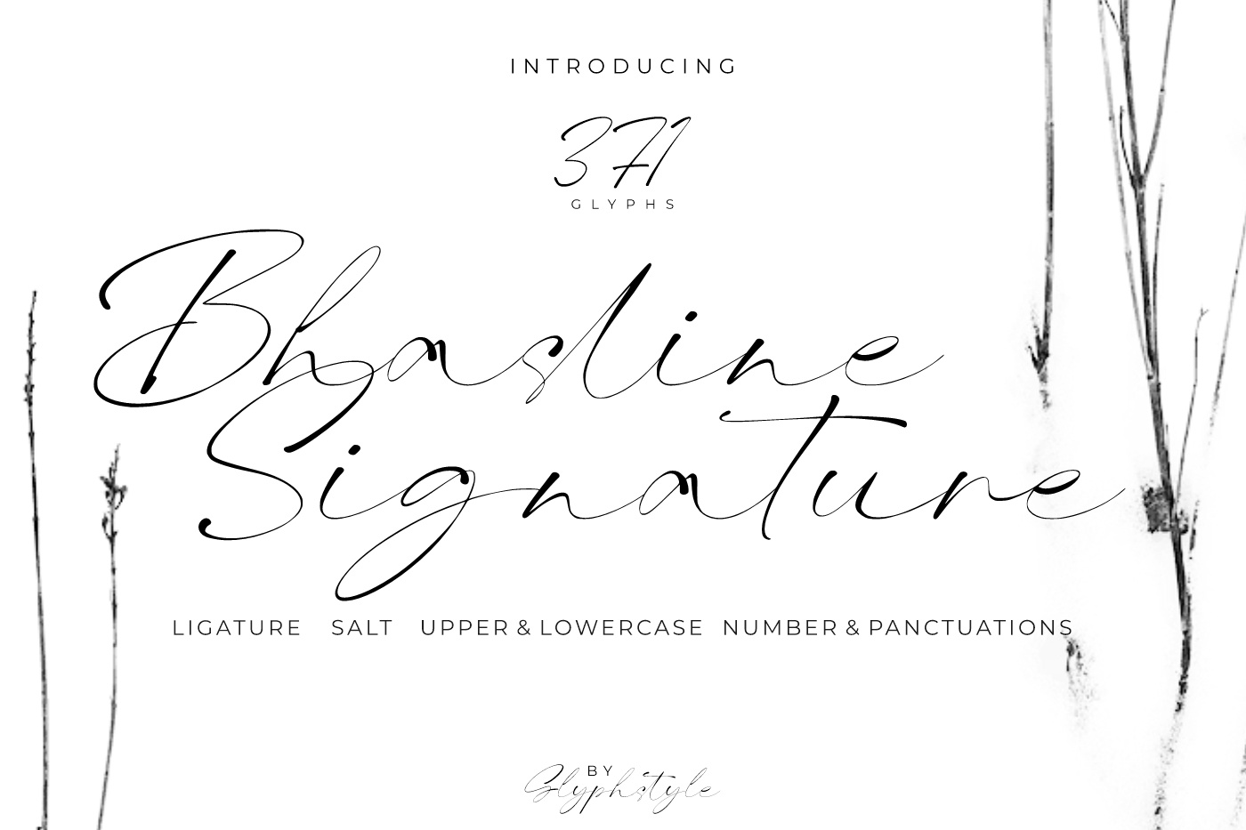 Bhasline Signature Font