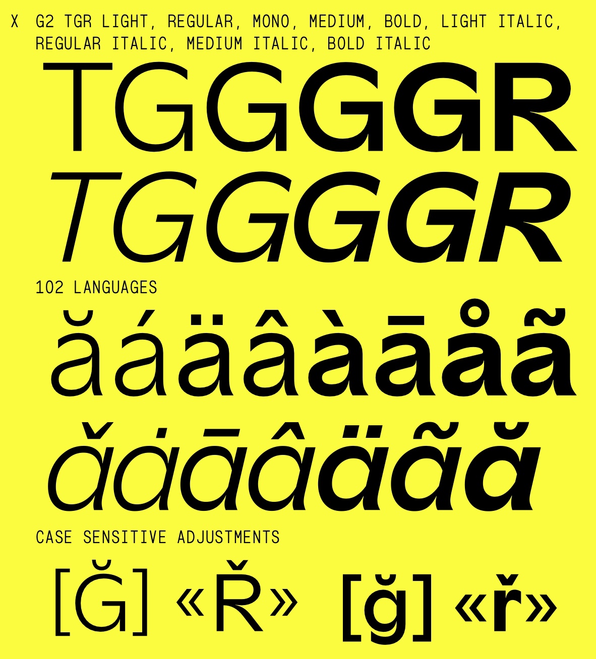 G2 TGR font preview image #1