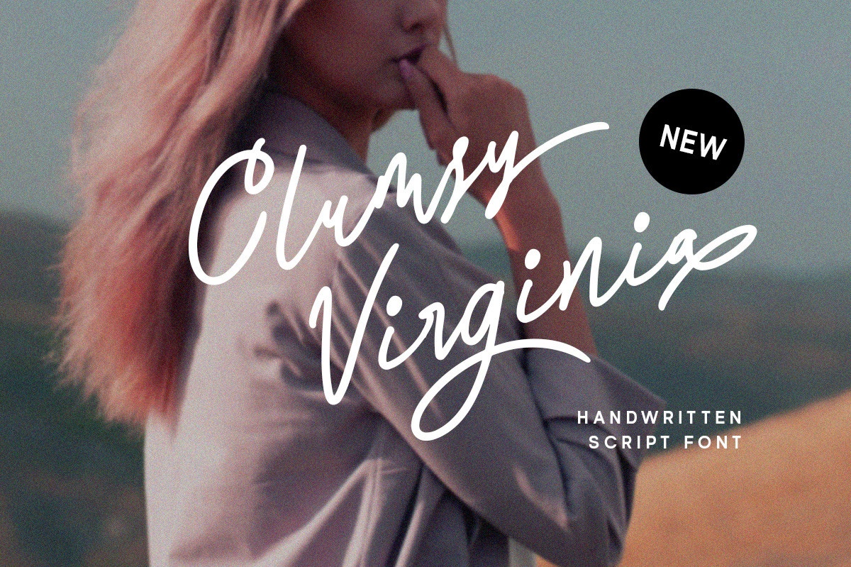 Clumsy Virginia font preview image #5