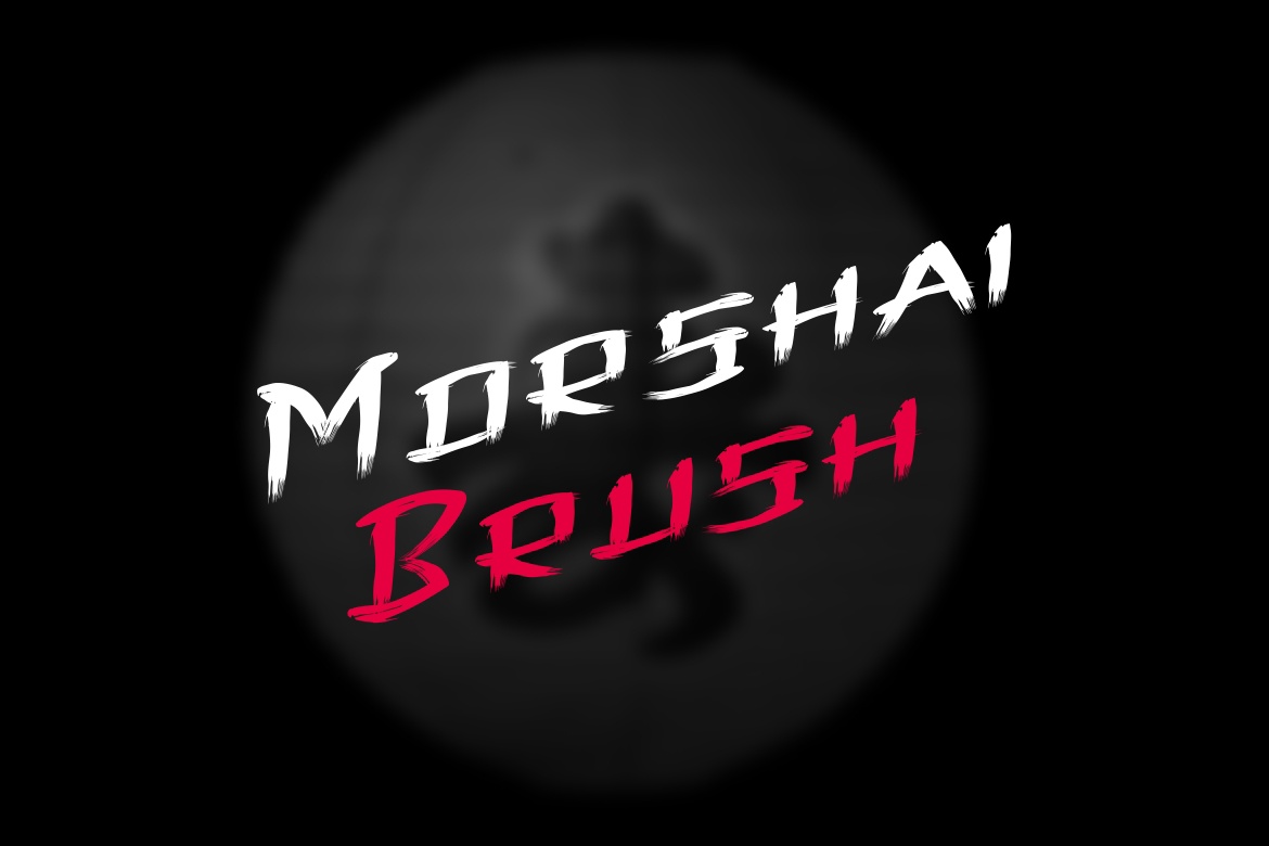 Morshai Brush font preview image #1