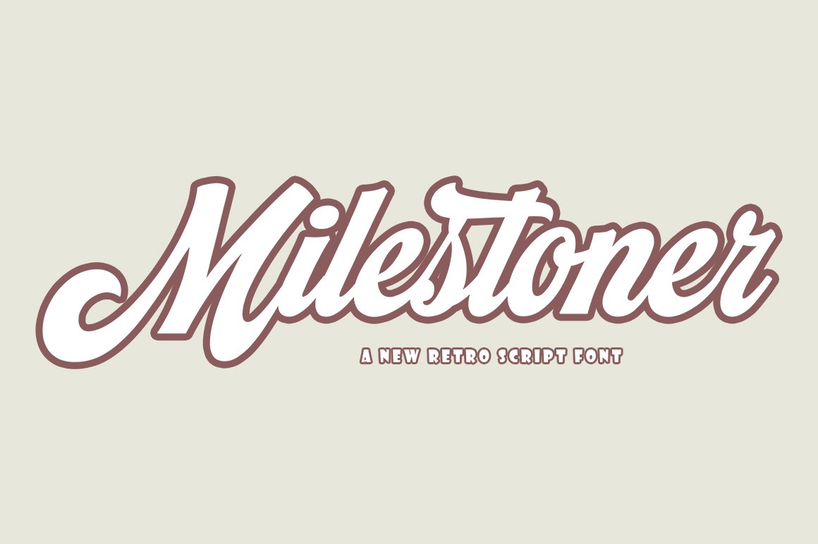 Milestoner font preview image #5