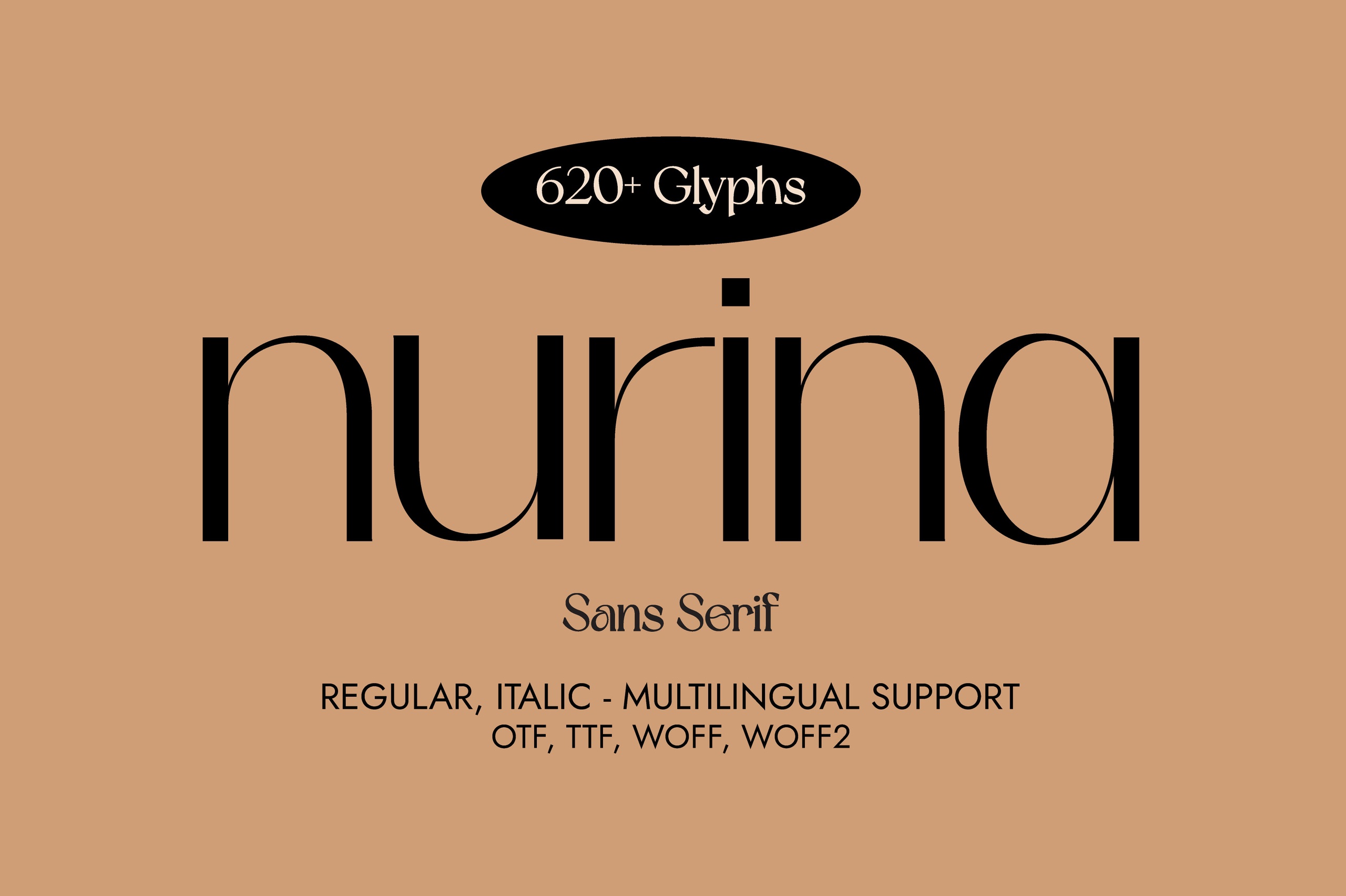 Nurina font preview image #2