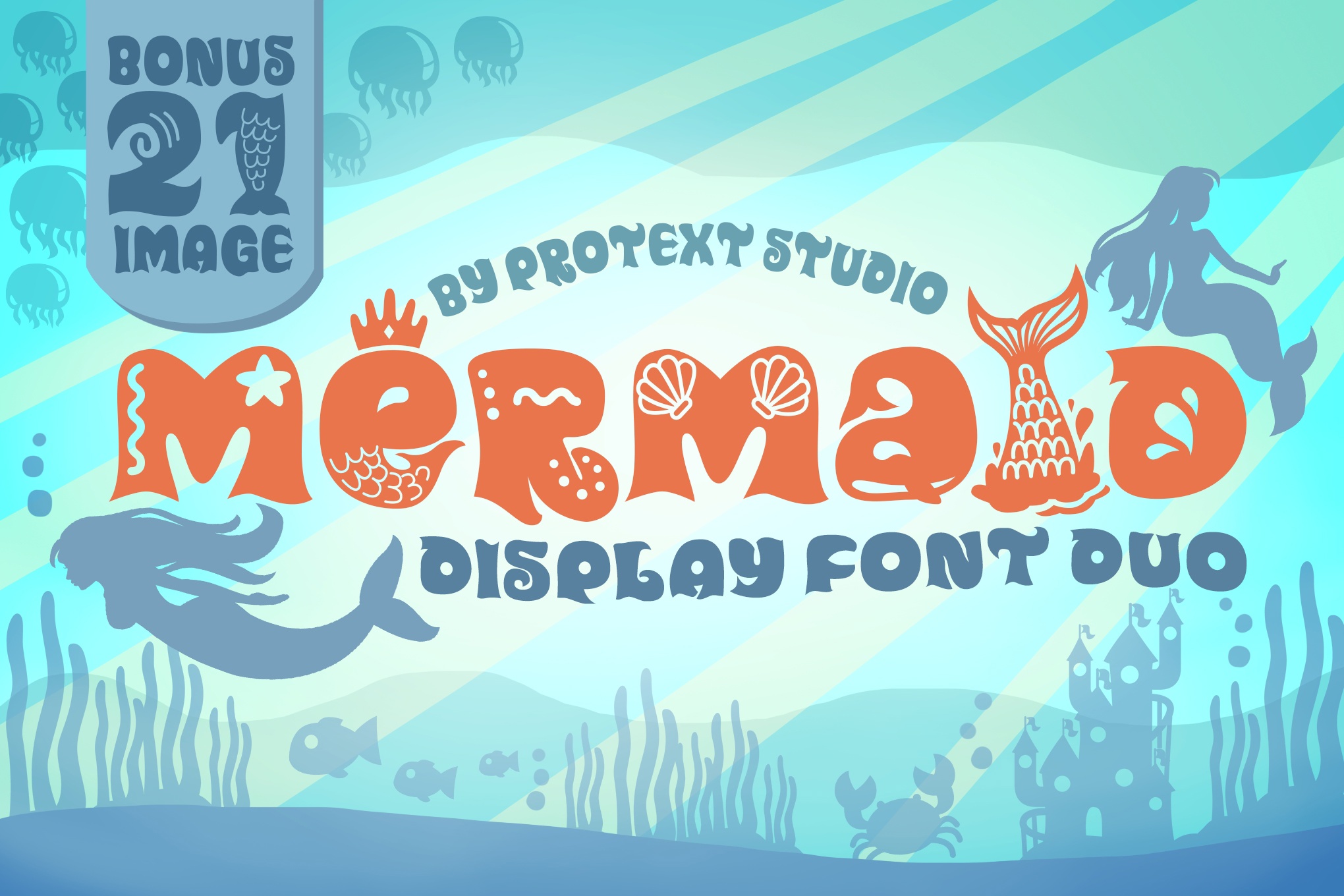 Mermaid font preview image #1