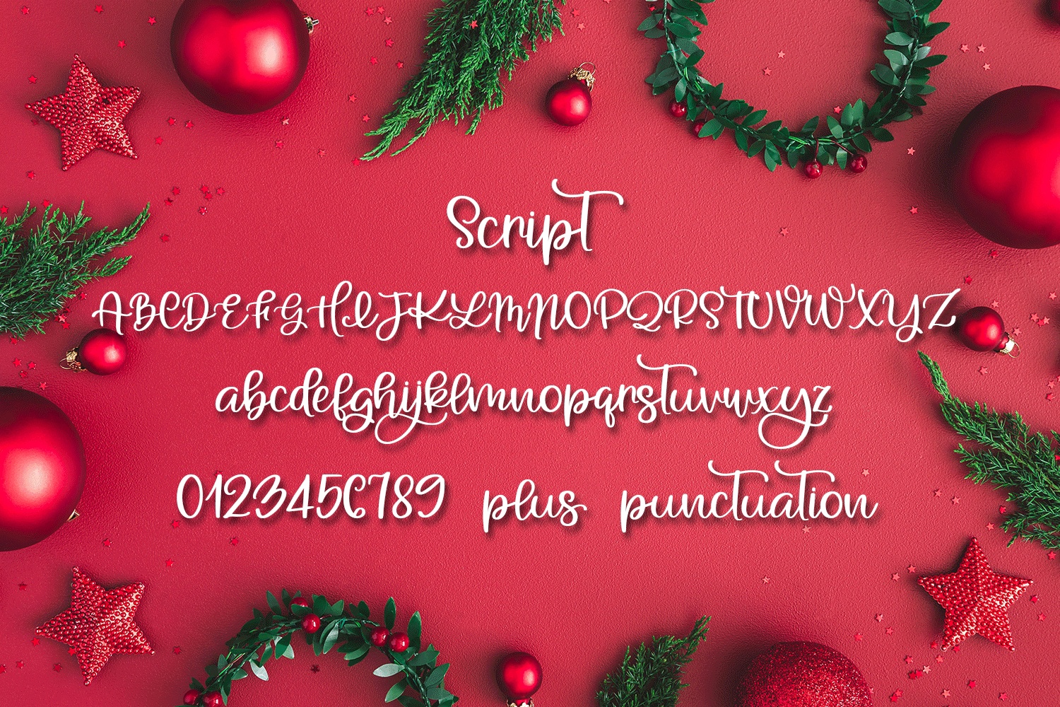 A Holiday Story font preview image #3