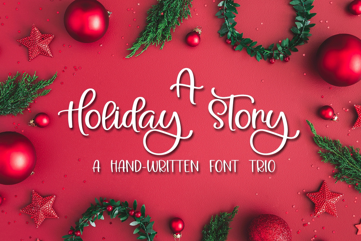 A Holiday Story font preview image #5