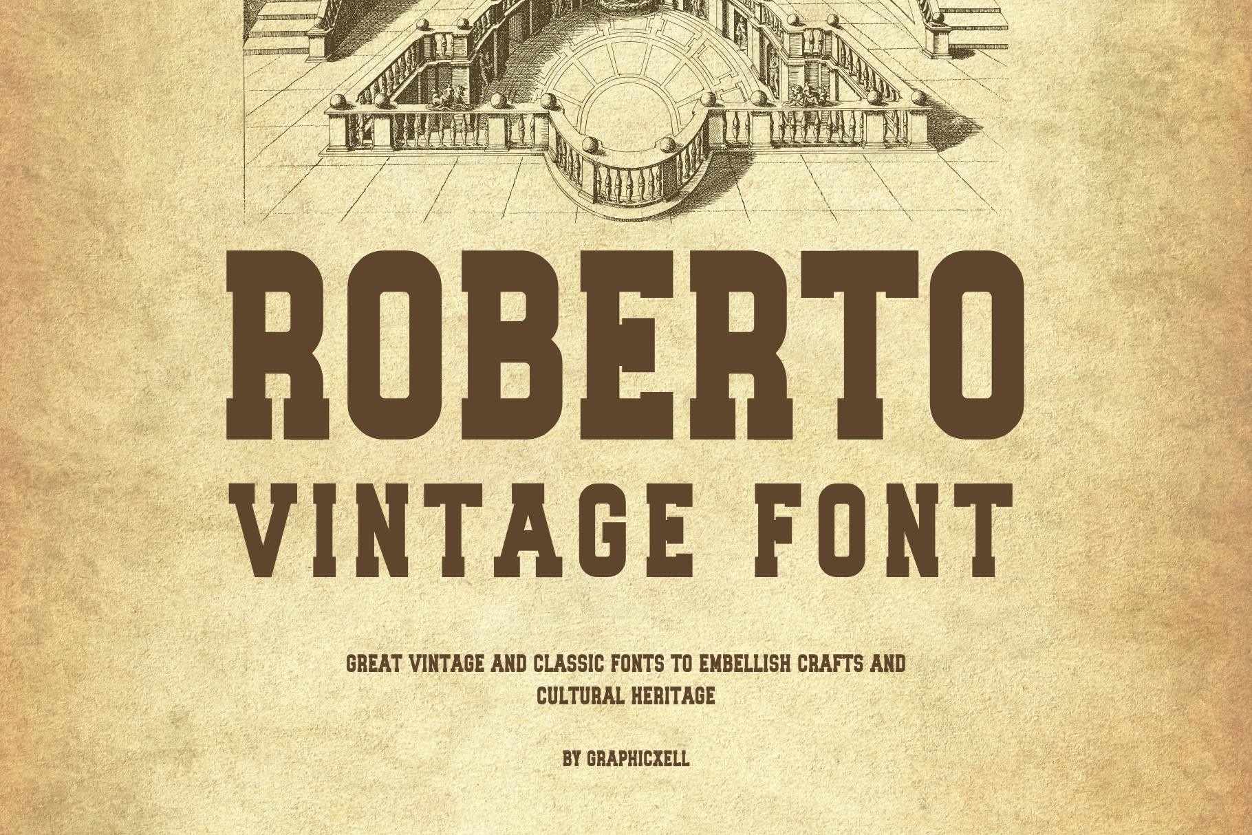 Roberto font preview image #5